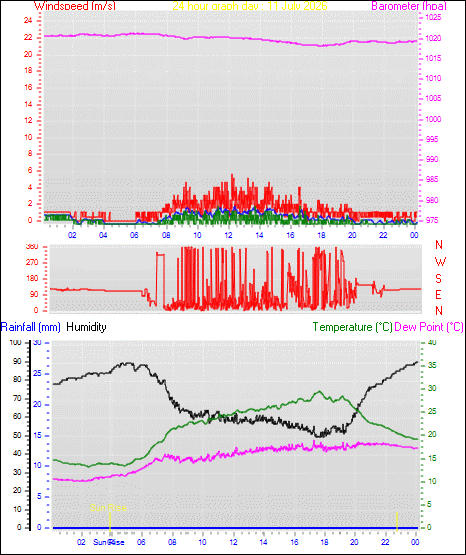 24 Hour Graph for Day 11
